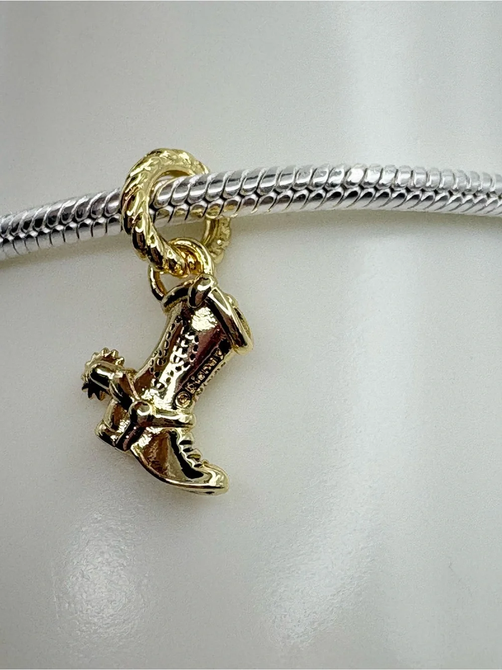 Pandora Disney Pixar Toy Story Cowboy Boot dangle charm
